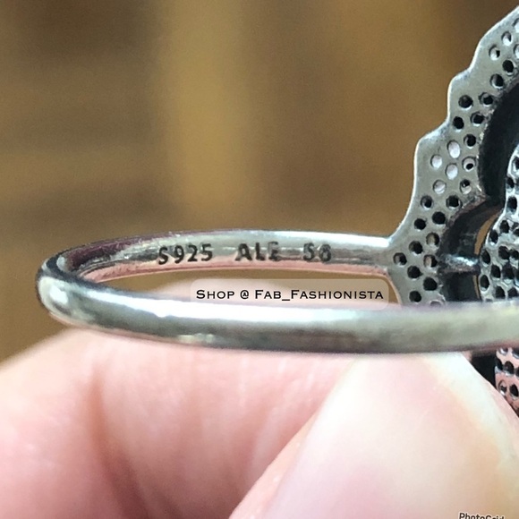 Pandora sterling silver retired ring size 56 - Picture 7 of 8